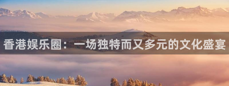 上海汇富娱乐汽车电子有限公司：香港娱乐圈：一场独特而又多元的文化盛宴